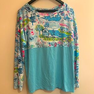 Lilly Pulitzer Finn top. Lilly loves Nantucket.